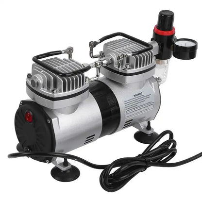 Double cylinder oil free mini compressor