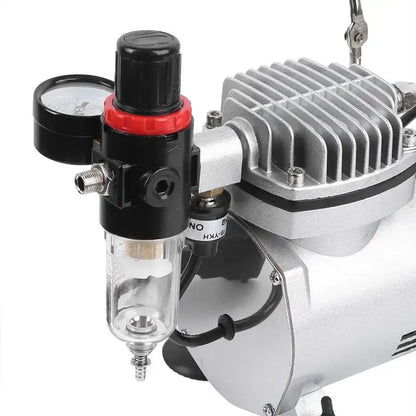 Double cylinder oil free mini compressor