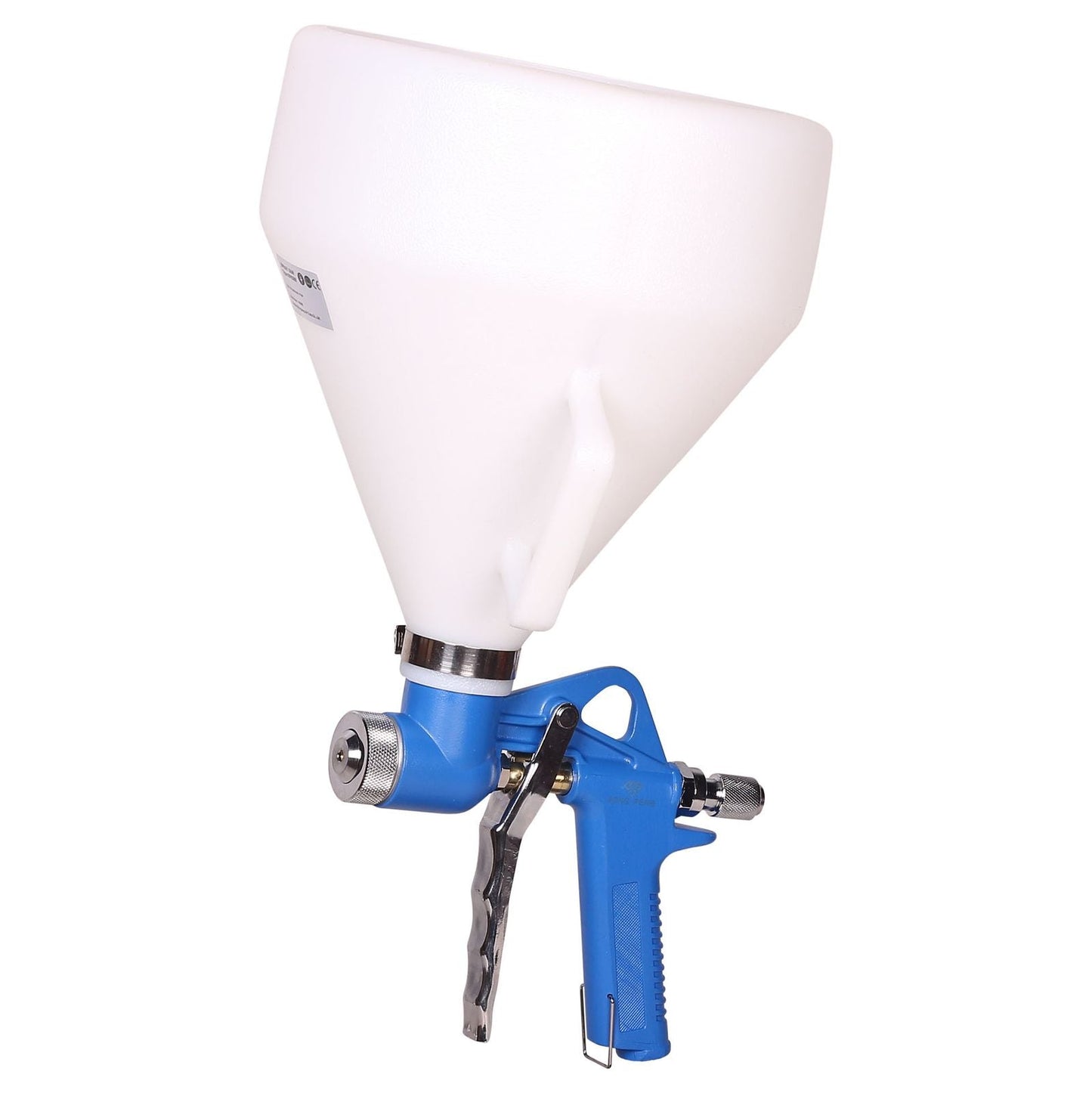 Spray gun with air funnel
