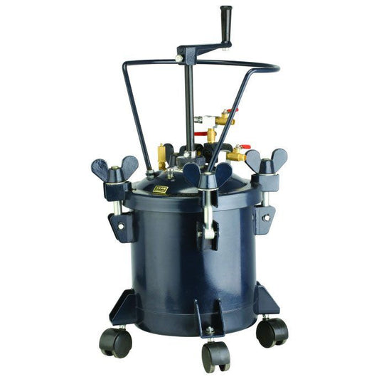 40 L paint spray pot with hand stirrer and inner bucket