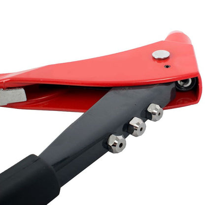 Aluminum hand riveter with 2 jaws