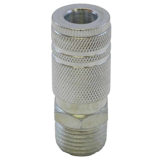 1/2" (12.7 mm) BSP Milton quick coupler male thread
